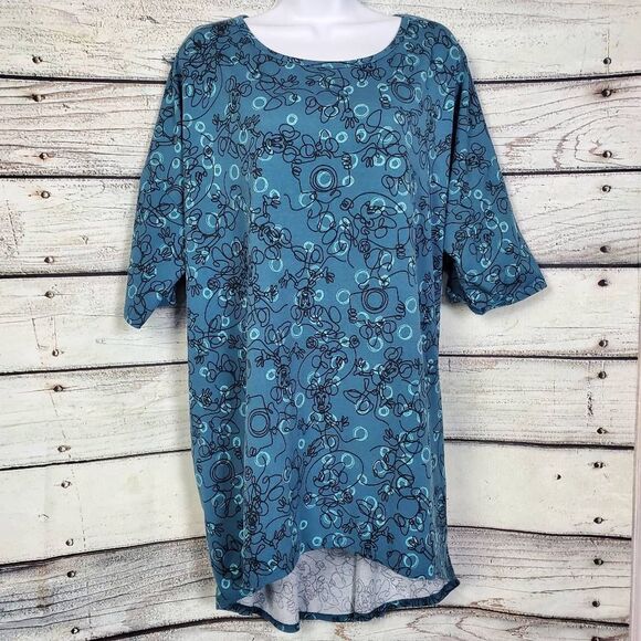 LuLaRoe Disney Minnie Mouse Oversized Tunic Top 2XL - Picture 1 of 7